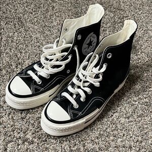 Converse Black and White High-Tops